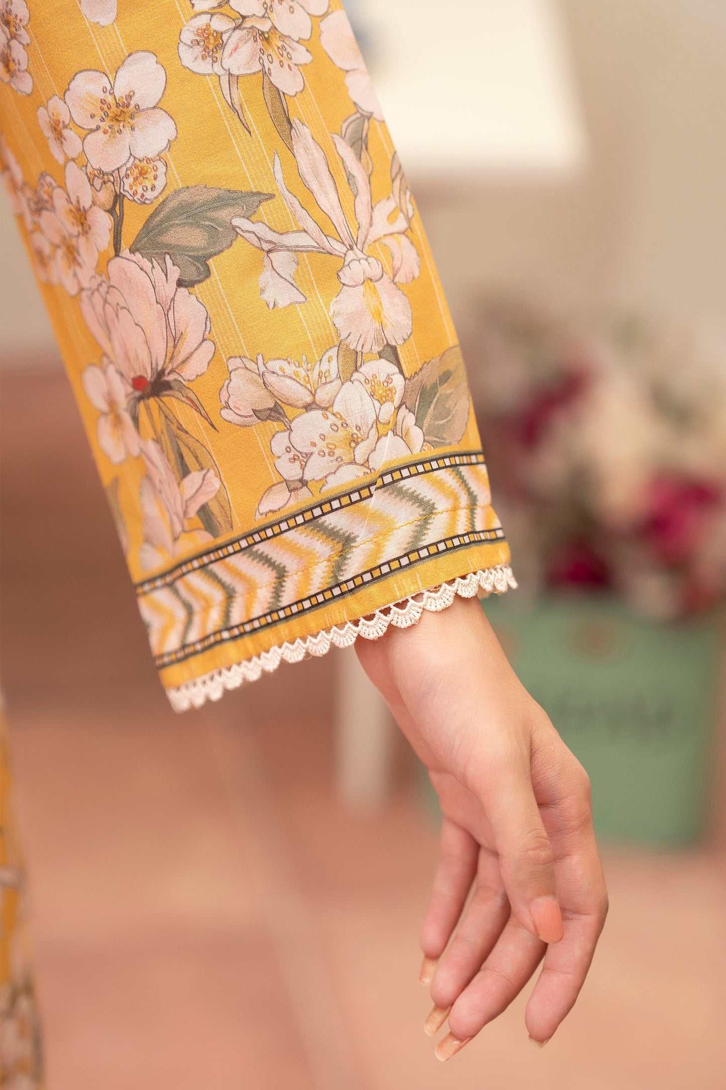 3 Piece Unstitched Honey Premium Lawn