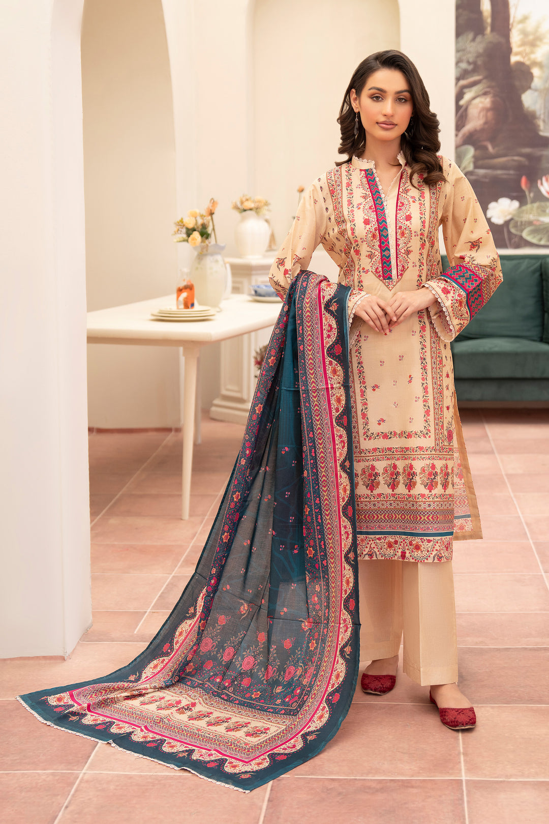 3 Piece Unstitched Skin Premium Lawn