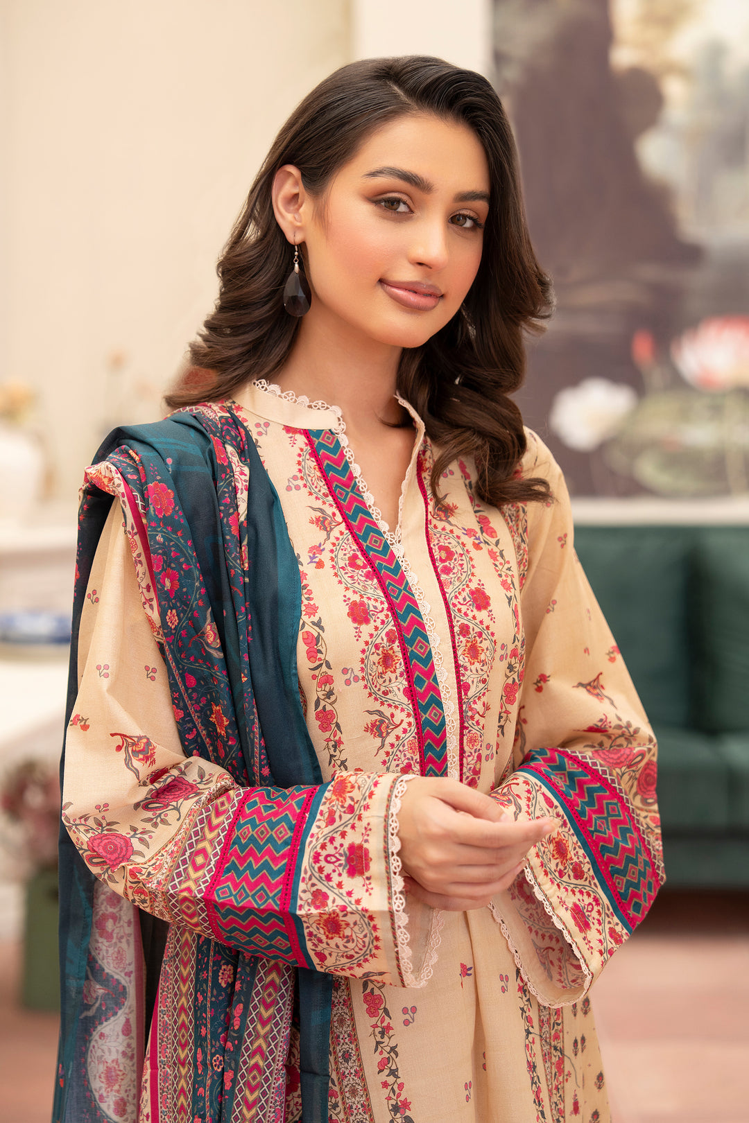 3 Piece Unstitched Skin Premium Lawn