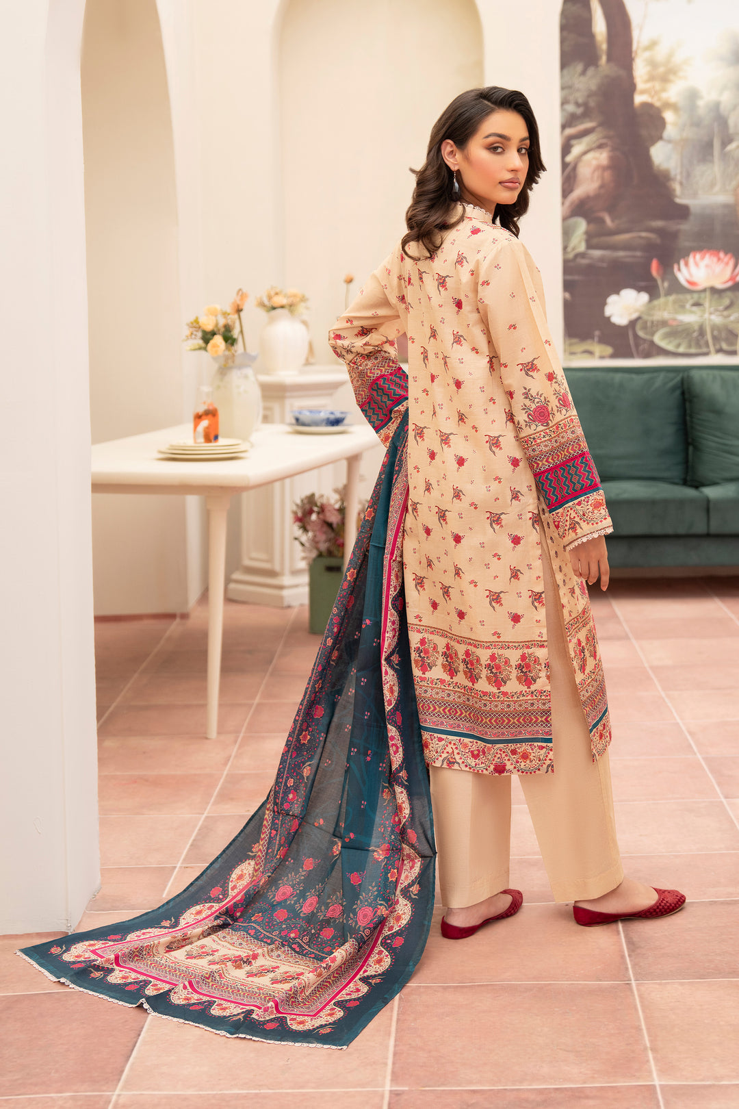 3 Piece Unstitched Skin Premium Lawn