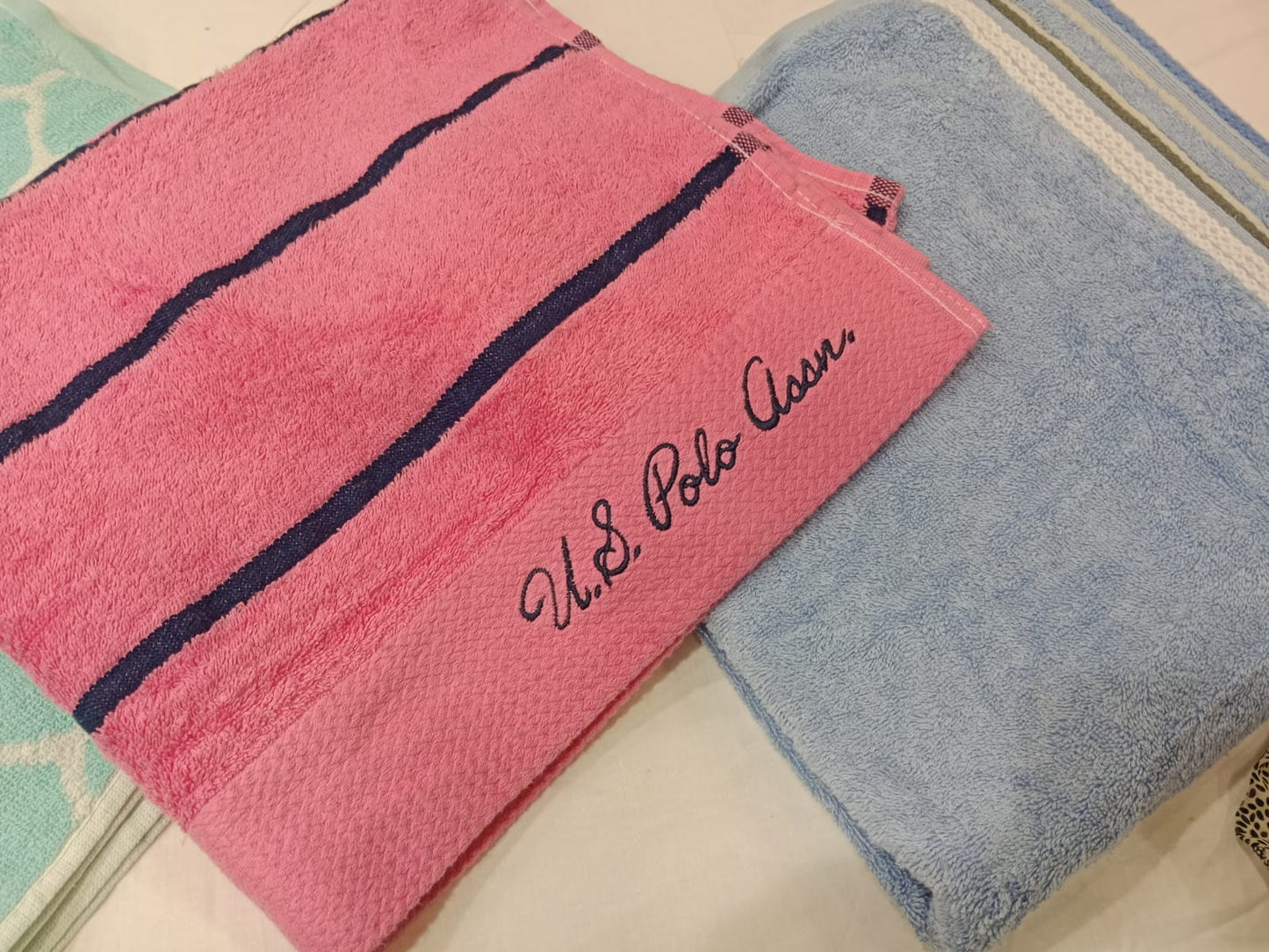 Premium Cotton Bath Towel Soft, Absorbent & Quick Dry - U.S. Polo Assn.